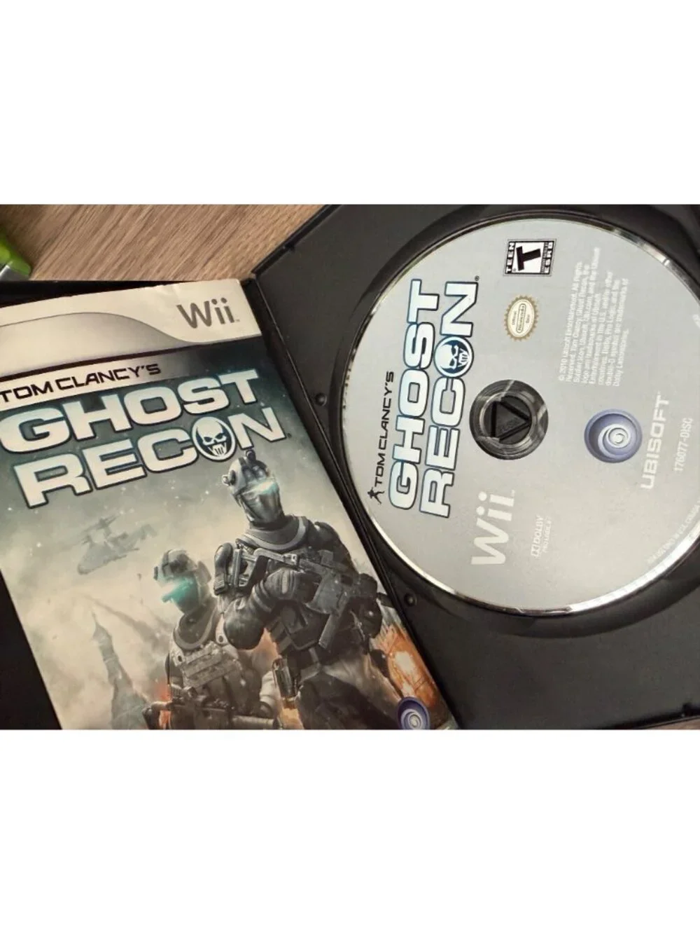 Wii 2 Game Lot Bundle: Tom Clancy's Ghost Recon & Rapala Tournament Fishing CIB